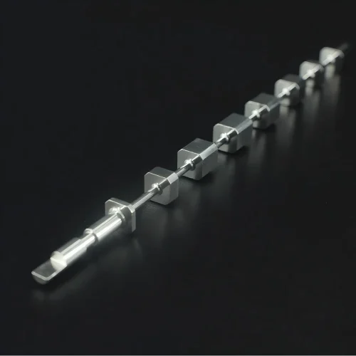 Alternative view of H62/C3712 Alloy Low Pass Filter Components (CNC Machined & Silver-Plated)